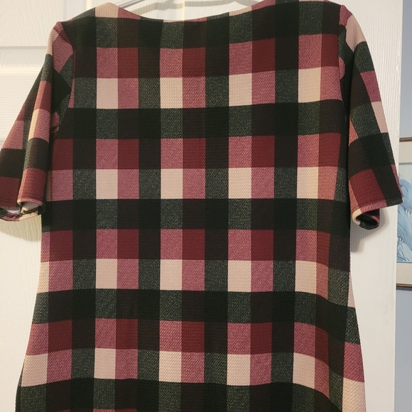 Dorothy Perkins retro plaid tunic shirt - Picture 8 of 13
